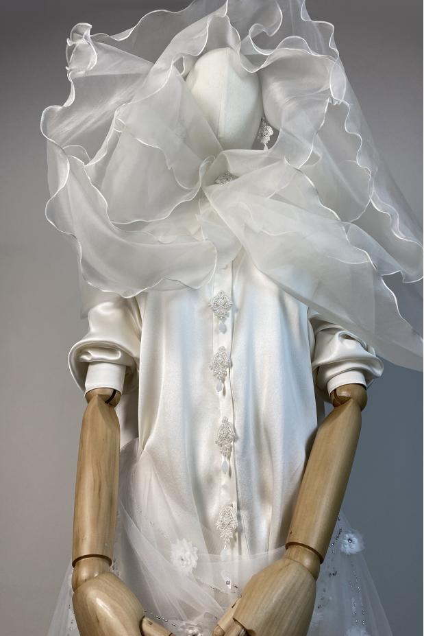 
						Фата из органзы Гардения