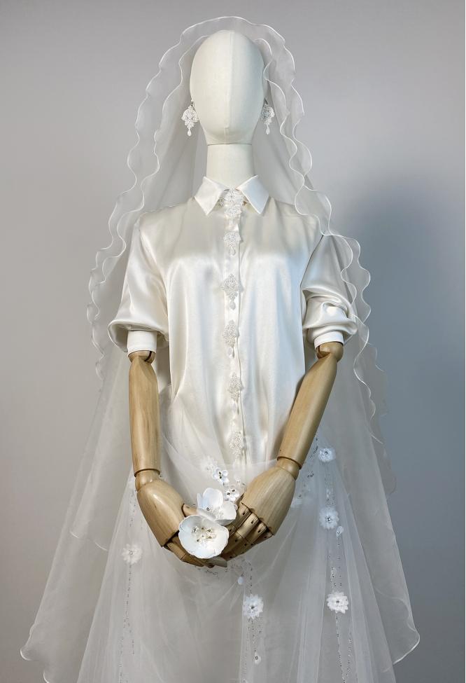 Фата из органзы "Хорошая девочка"