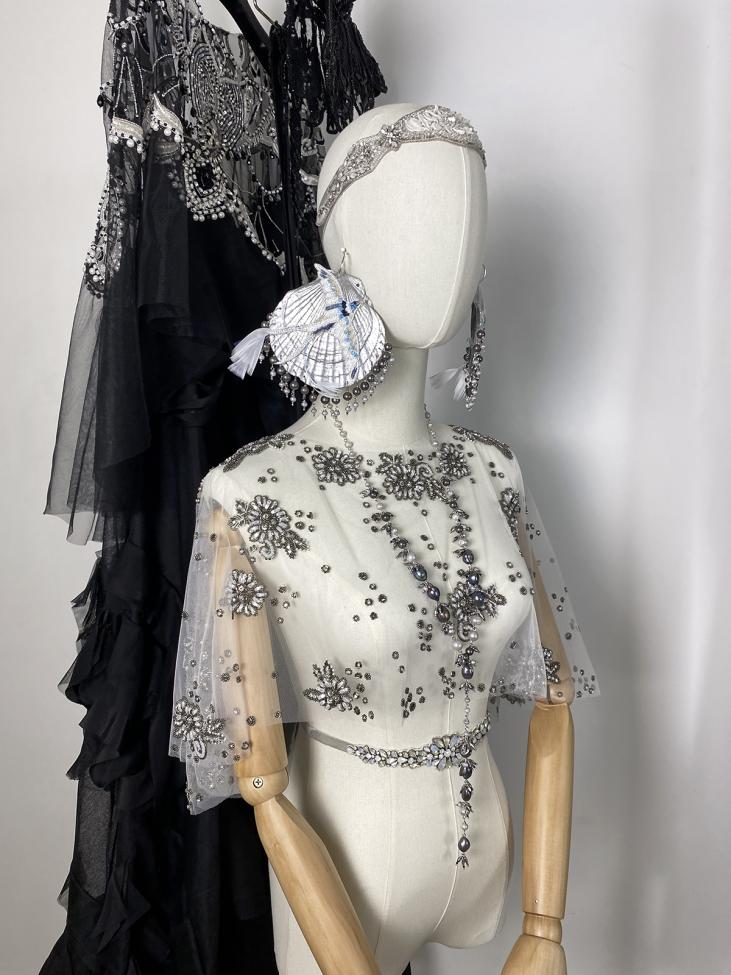 Накидка вечерняя Графит NIKTA