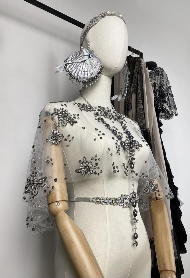 Накидка вечерняя Графит NIKTA