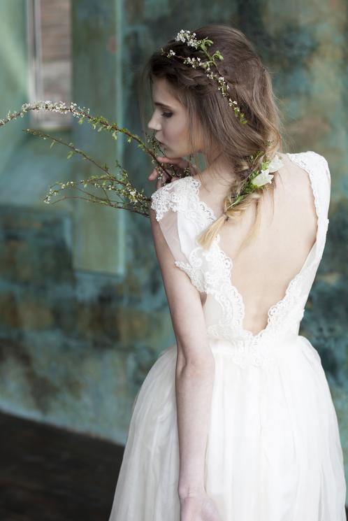  Воздушное платье из шёлковой органзы Yanit