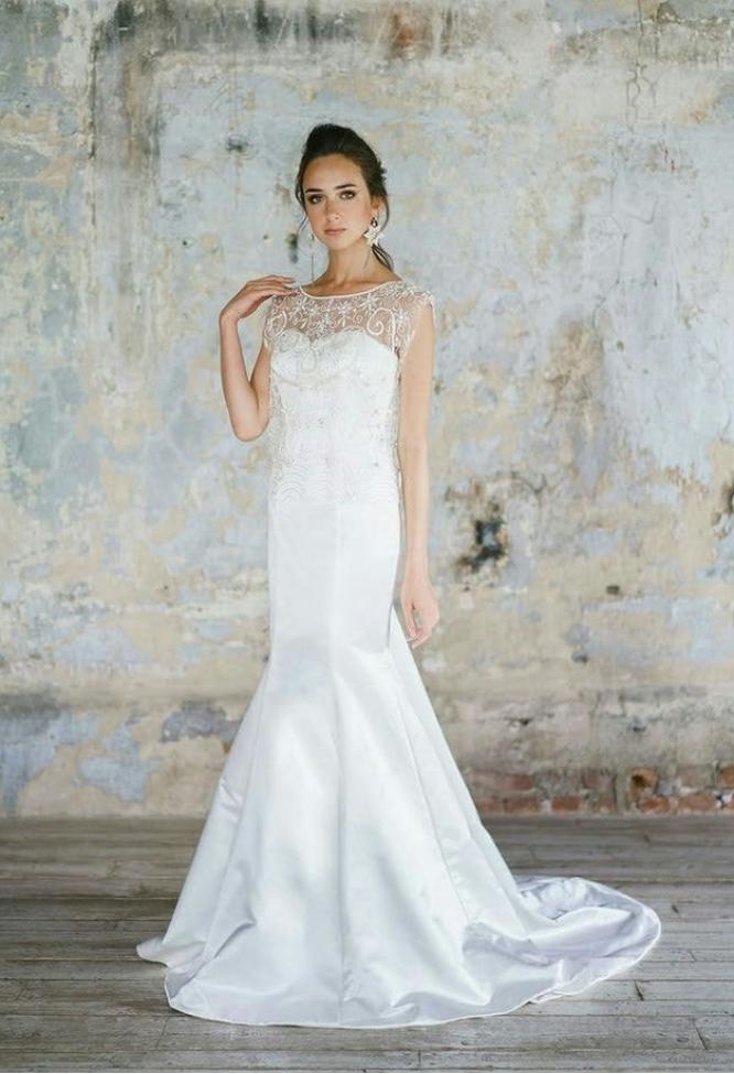 Накидка длинная с вышивкой бисером