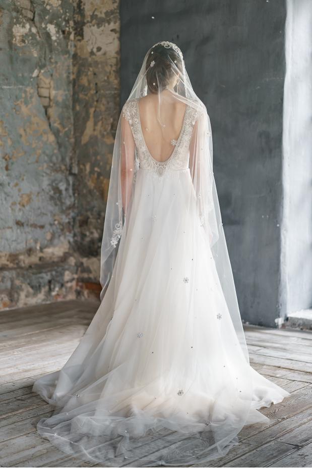 ФАТА С ВЫШИВКОЙ РУЧНОЙ РАБОТЫ АРТ.7327