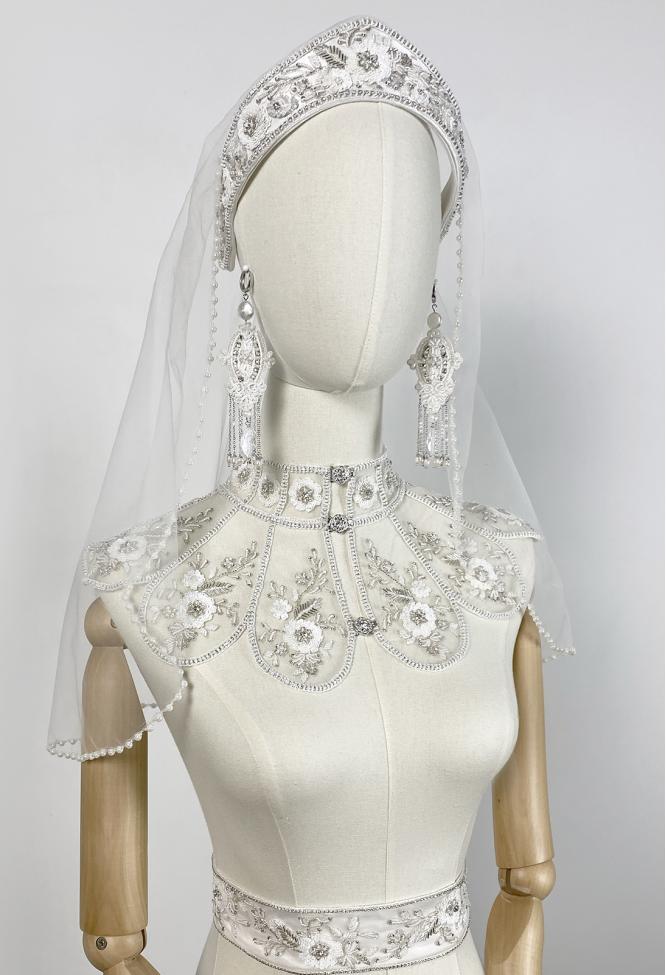 Кокошник Верея с фатой