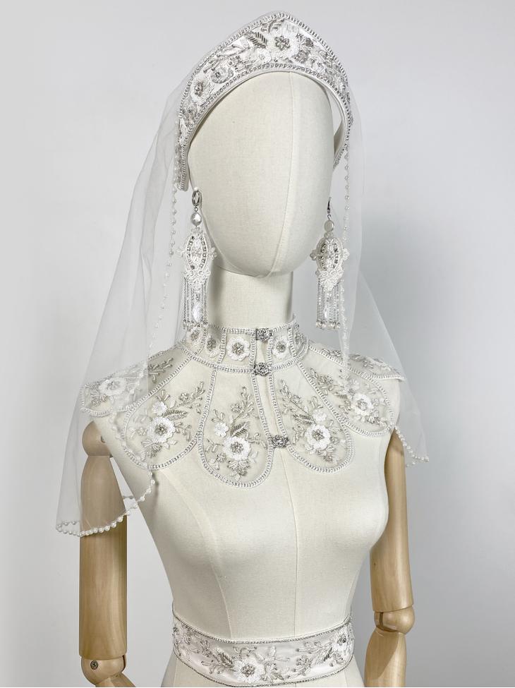 Кокошник Верея с фатой