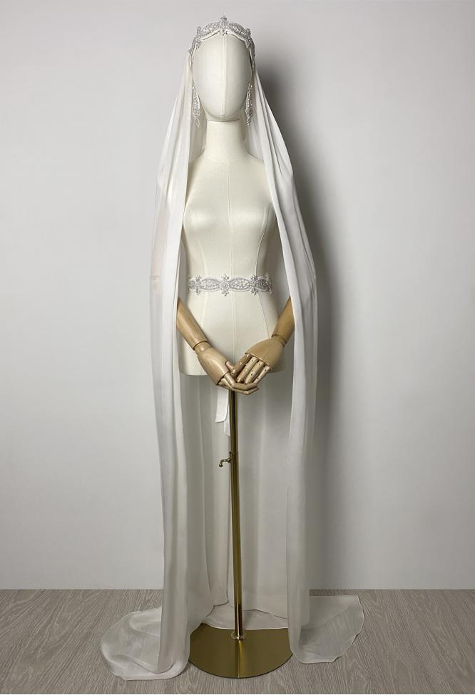 Фата из шёлка муслин