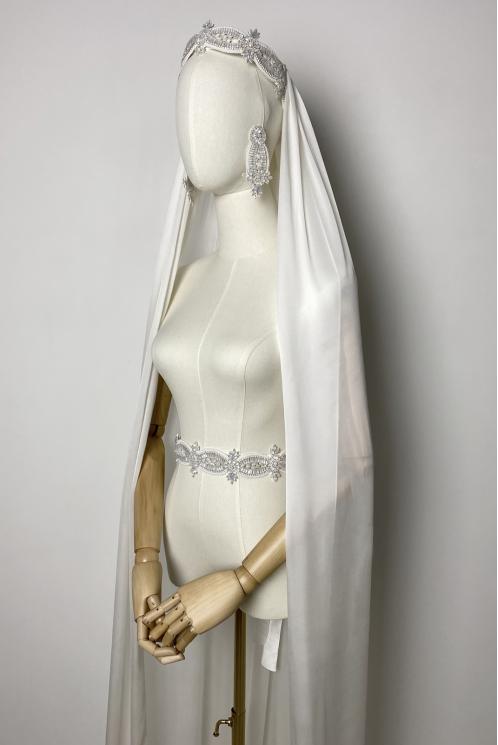 Фата из шёлка муслин