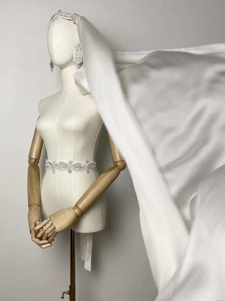 Фата из шёлка муслин