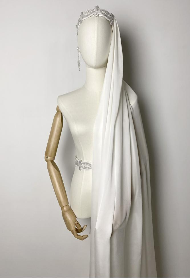 Фата из шёлка муслин